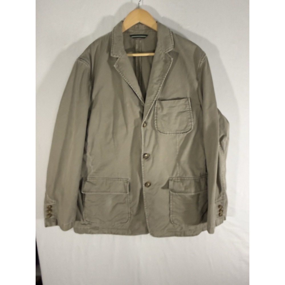 J. Crew Factory Men's Light Khaki Button Blazer Jacket